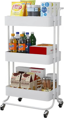 Rolling Three Tier Utility Cart