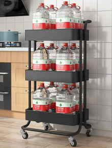 Rolling Three Tier Utility Cart