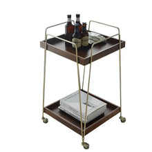 Vintage Wooden Rolling Kitchen Cart
