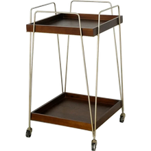 Vintage Wooden Rolling Kitchen Cart