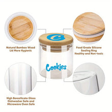 Glass Storage Jar with Airtight Bamboo Lid