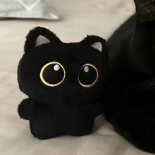 Black Cat Plush Backpack Charm