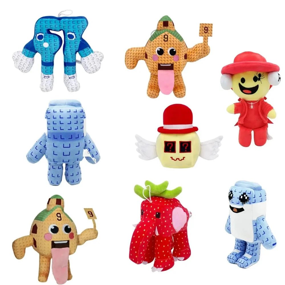 Cute Blue Plush Doll