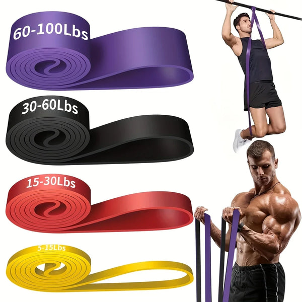 Stackable Heavy Tension Resistance Band Set
