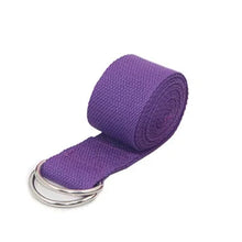 Adjustable Woven Cotton Yoga Strap