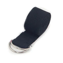 Adjustable Woven Cotton Yoga Strap