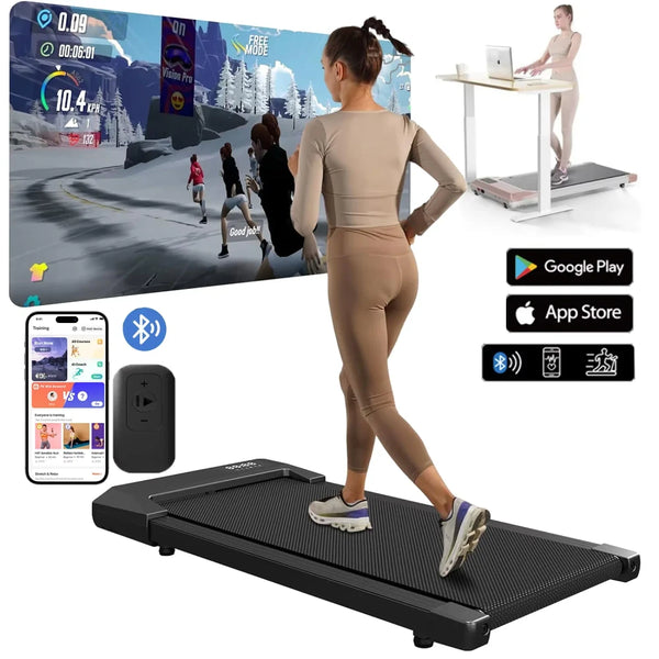 Compact 2-in-1 Home Treadmill