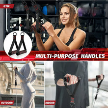 Resistance Band Exercise Handle Bar Station