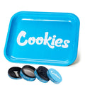 Metal Herb Rolling Tray and Grinder Set