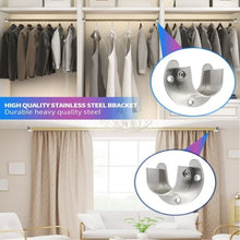 Stainless Steel Closet Rod Brackets