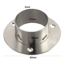 Stainless Steel Closet Rod Flange