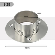 Stainless Steel Closet Rod Flange