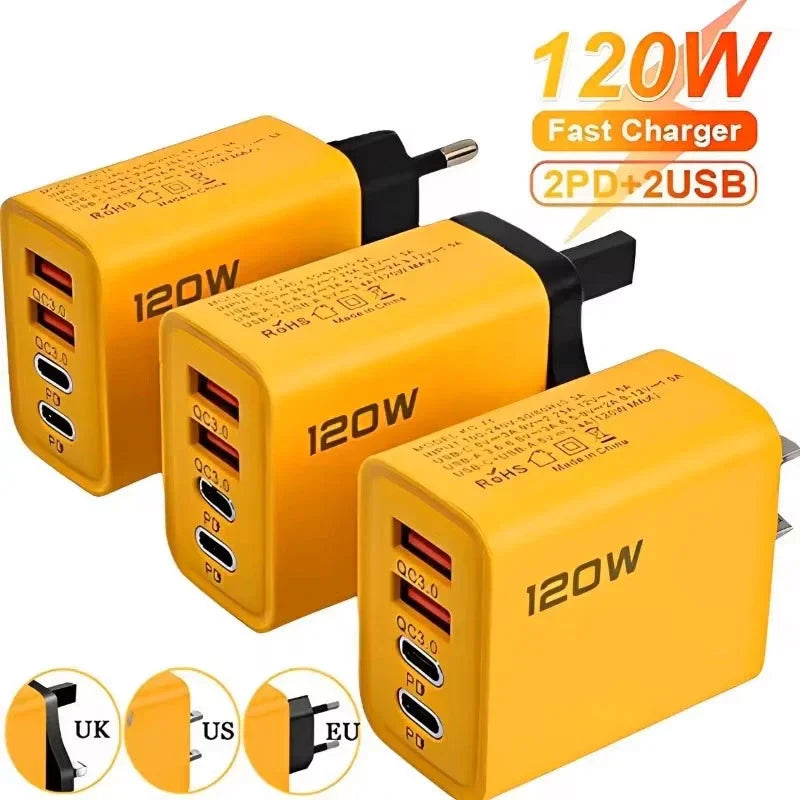 Multi-Port Fast Charging Travel Adapter