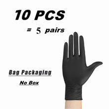 Black Disposable Nitrile Gloves