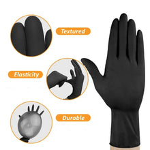 Black Disposable Nitrile Gloves