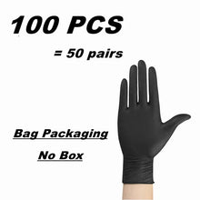 Black Disposable Nitrile Gloves