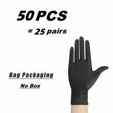 Black Disposable Nitrile Gloves