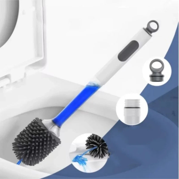 Soft Bristle Toilet Brush with Holder