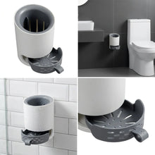 Soft Bristle Toilet Brush with Holder