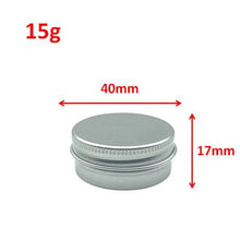 Round Aluminum Candle Tins
