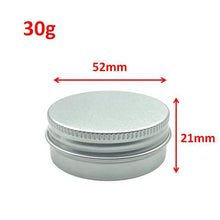 Round Aluminum Candle Tins