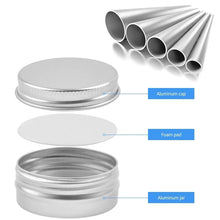 Round Aluminum Candle Tins