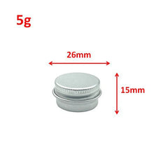Round Aluminum Candle Tins