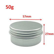 Round Aluminum Candle Tins