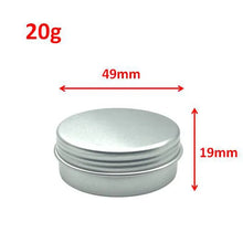 Round Aluminum Candle Tins