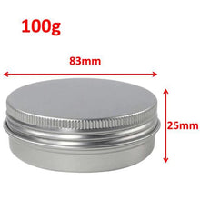 Round Aluminum Candle Tins