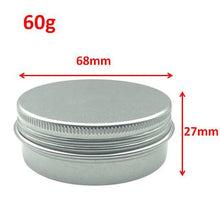 Round Aluminum Candle Tins