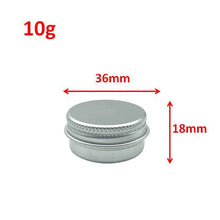 Round Aluminum Candle Tins