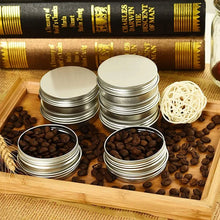 Round Aluminum Candle Tins