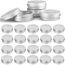 Round Aluminum Candle Tins