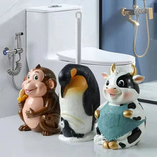 Cartoon Frog Toilet Brush Holder
