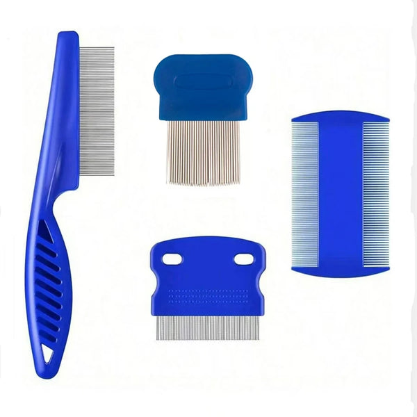 Stainless Steel Pet Grooming Comb Set