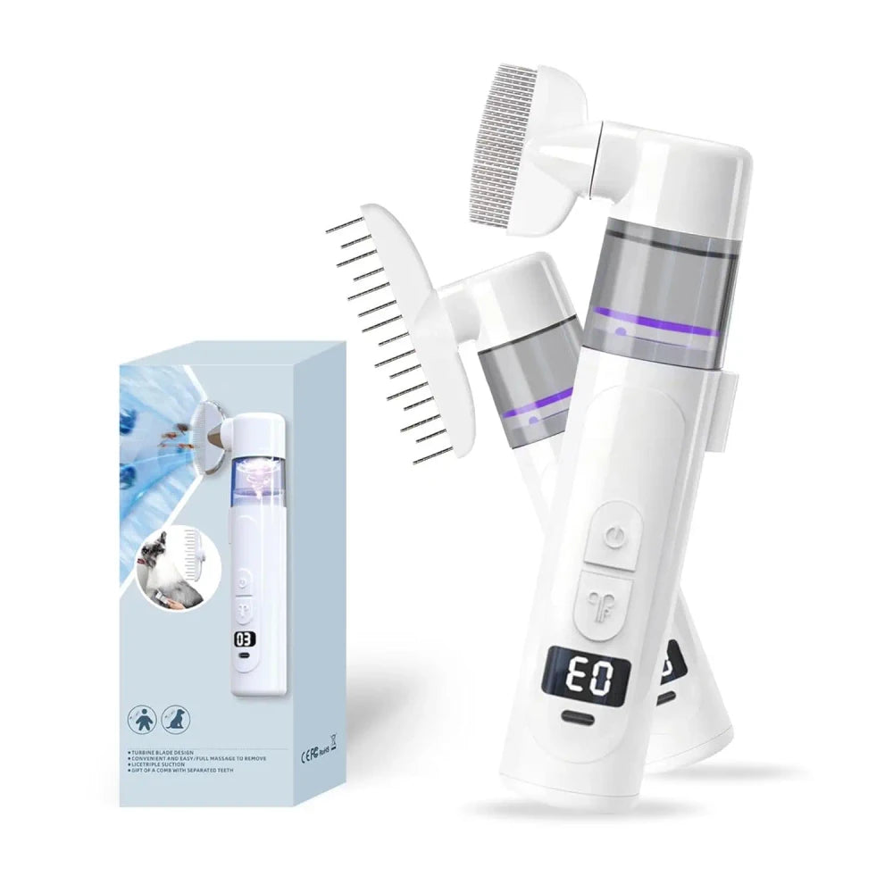 Electric Lice Vacuum Comb