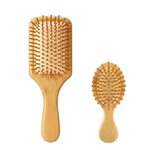 Bamboo Hair Brush and Comb Set