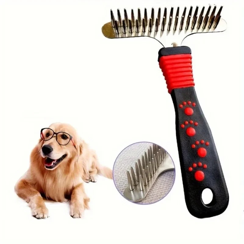 Double Row Pet Grooming Comb