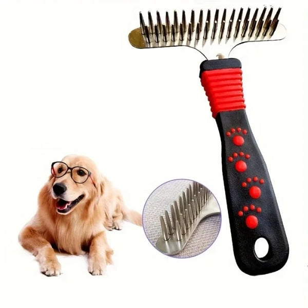 Double Row Pet Grooming Comb