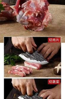 Professional Hand-Forged Meat Cleaver