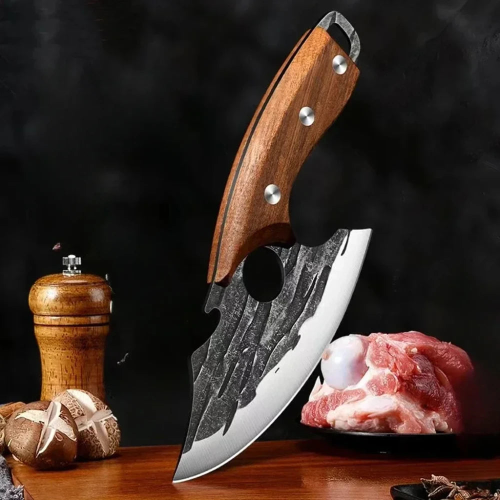 Professional Hand-Forged Meat Cleaver