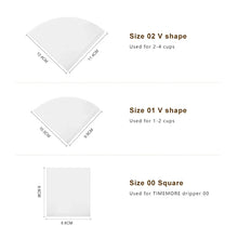 V-Shaped Drip Coffee Filters