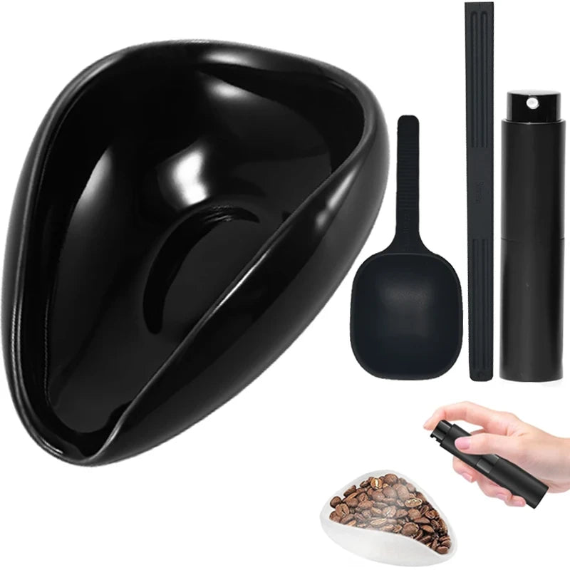 Ceramic Coffee Dosing Cup and Spoon