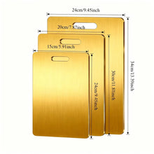 Gold Stainless Steel Cutting Board
