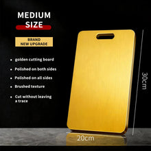 Gold Stainless Steel Cutting Board