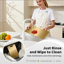 Gold Stainless Steel Cutting Board