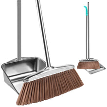 Stainless Steel Broom and Dustpan Set