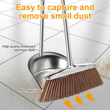 Stainless Steel Broom and Dustpan Set
