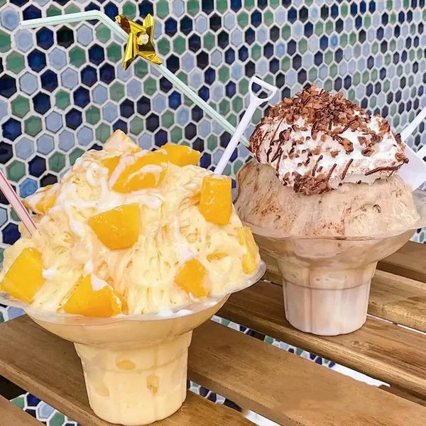 Flower Shaped Shaved Ice Cups